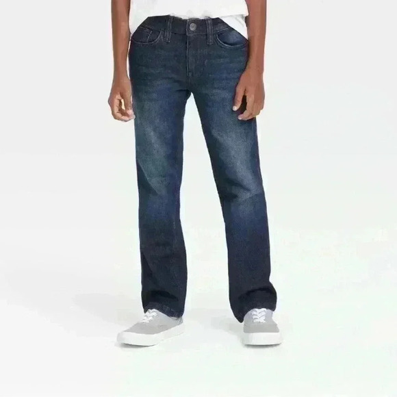 Boys' Stretch Straight Fit Jeans - Cat & Jack™
Blue 6 - Picture 1 of 2